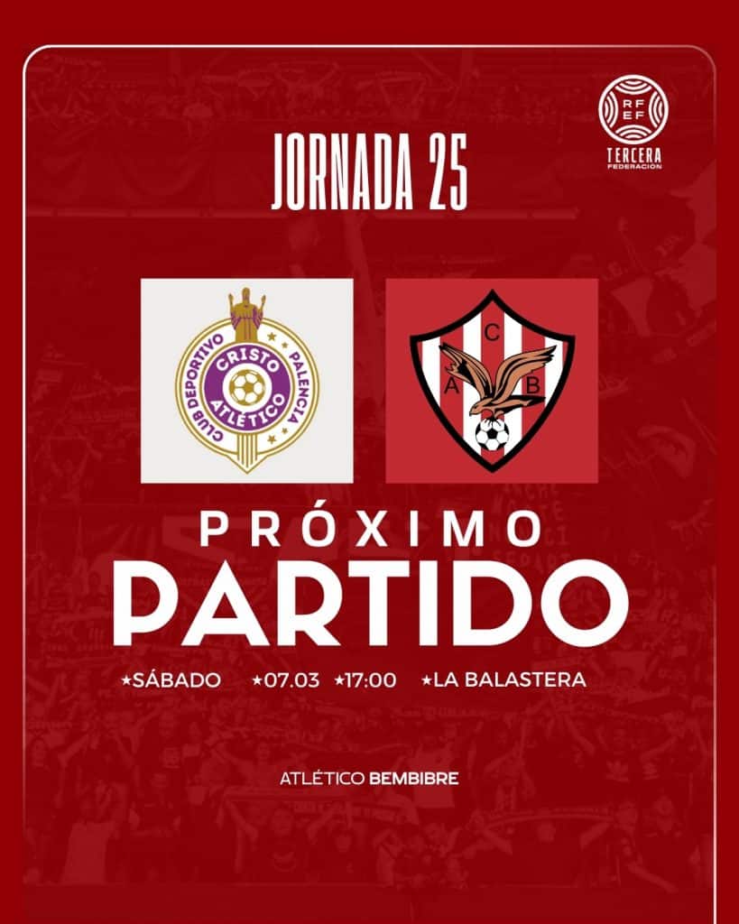 Palencia Cristo vs atlético bembibre jornada 25