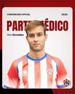 parte medico Álex González